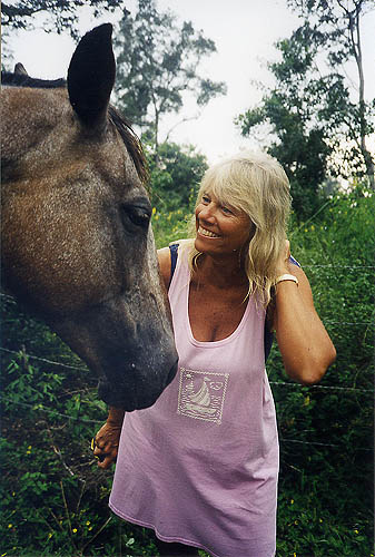 Joan with horse