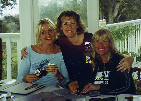 Kersi, Lisa & Joan at the Scrapbook party.